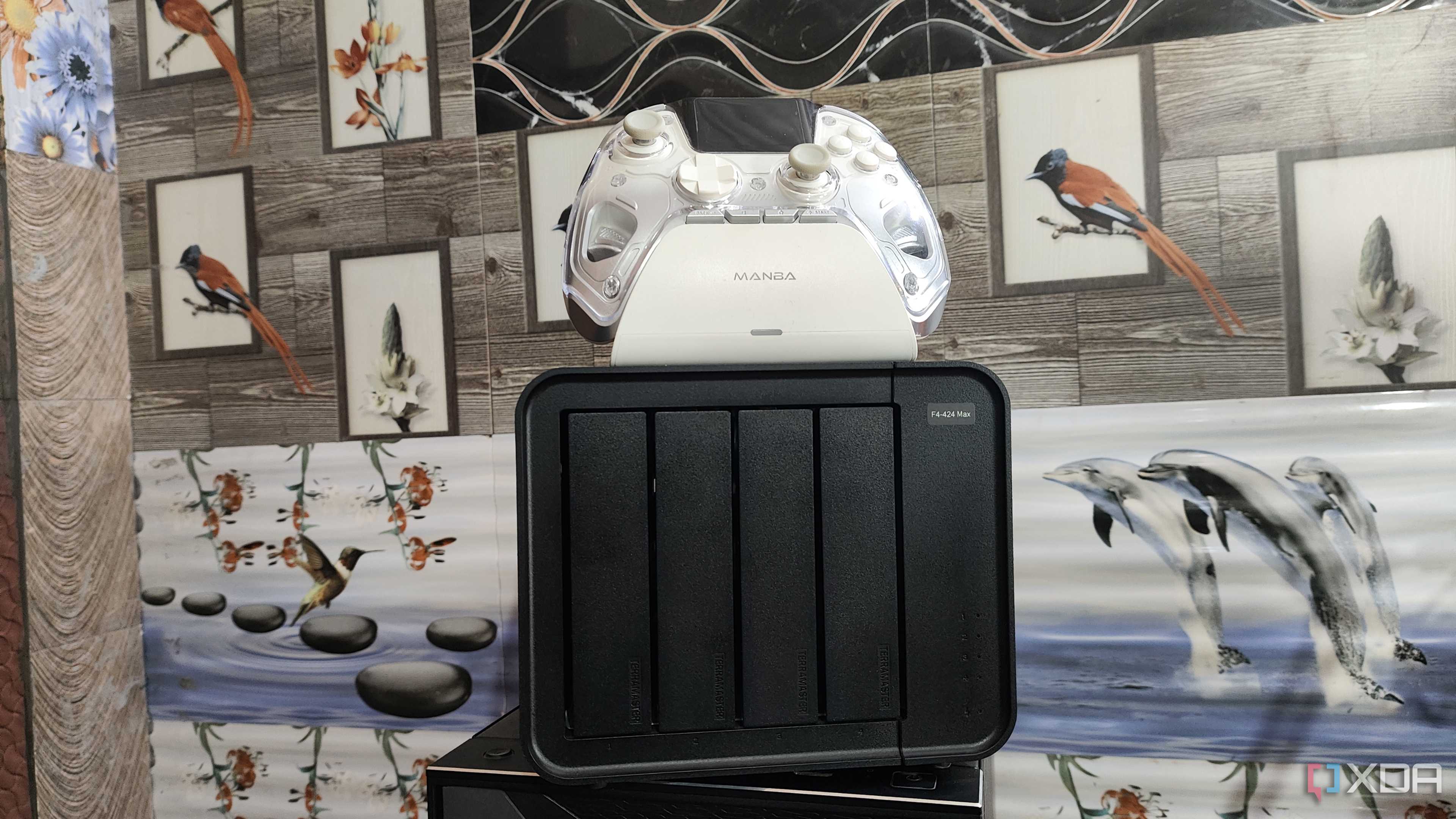 A controller placed atop a NAS