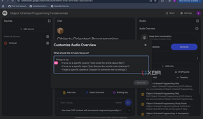 notebooklm customize audio overview
