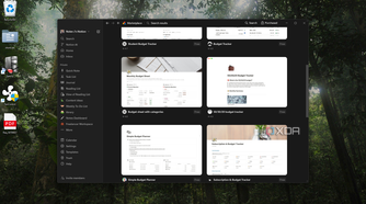 Notion budget templates