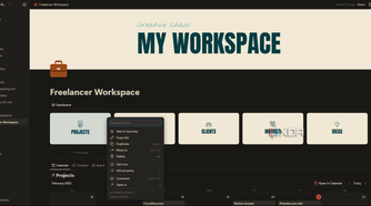 Notion customize workspace