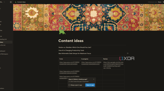 Notion customized dashboard