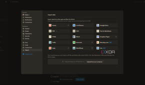 Notion import data