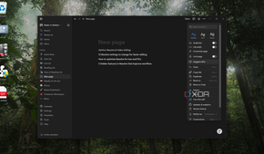Noton editing options