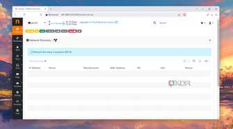 Running the Network Discovery utility in ntopng