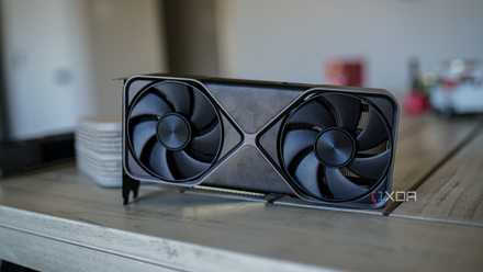 Fans on the Nvidia GeForce RTX 5070 graphics card.