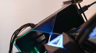 Logo on the Nvidia GeForce RTX 5070.