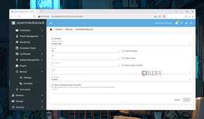 Using the openmediavault-backup plugin