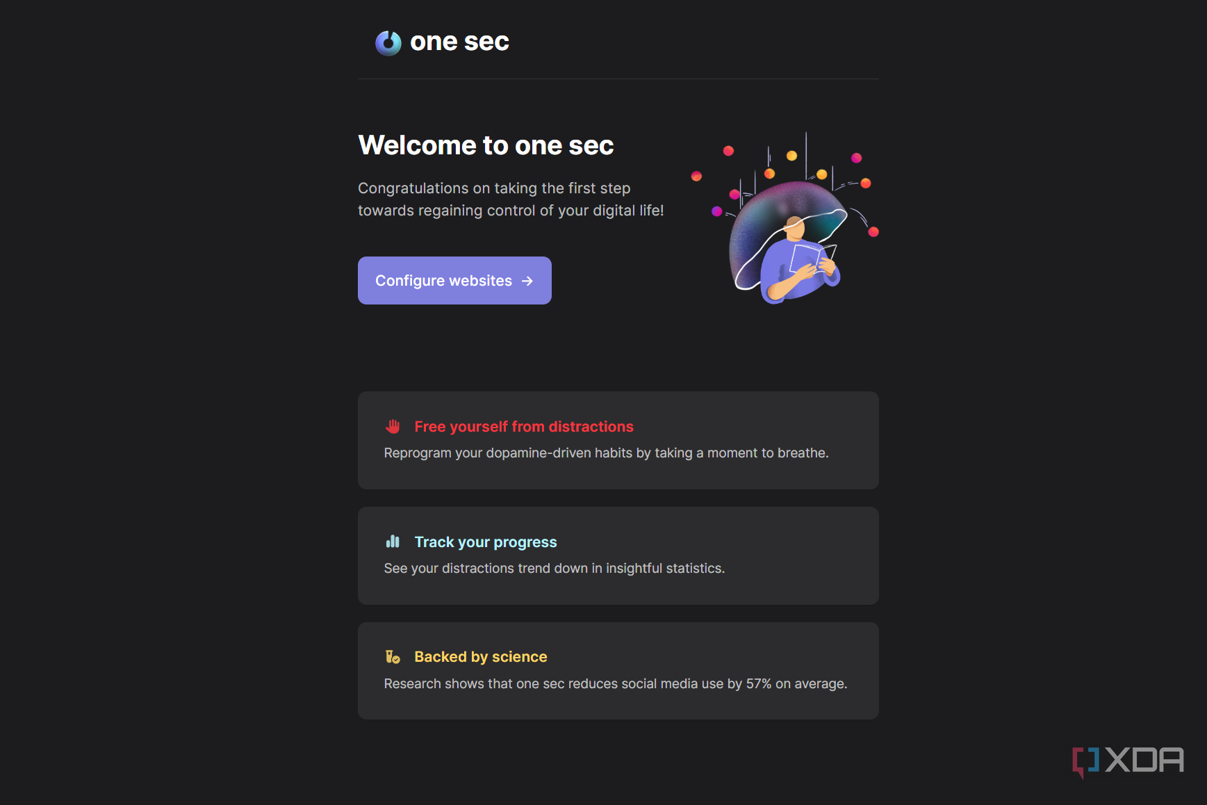 One Sec is a productivity extension that will make you want to get back ...