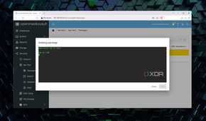 Holding a package using the openmediavault-apt plugin