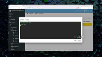 Holding a package using the openmediavault-apt plugin