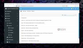 Checking the packages using the openmediavault-apt plugin