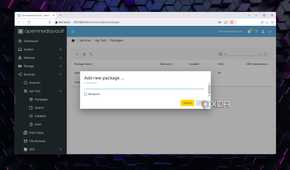 Adding a new package to the openmediavault-apt plugin