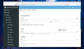 Configuring Docker Compose on OpenMediaVault