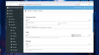 Configuring Docker Compose on OpenMediaVault