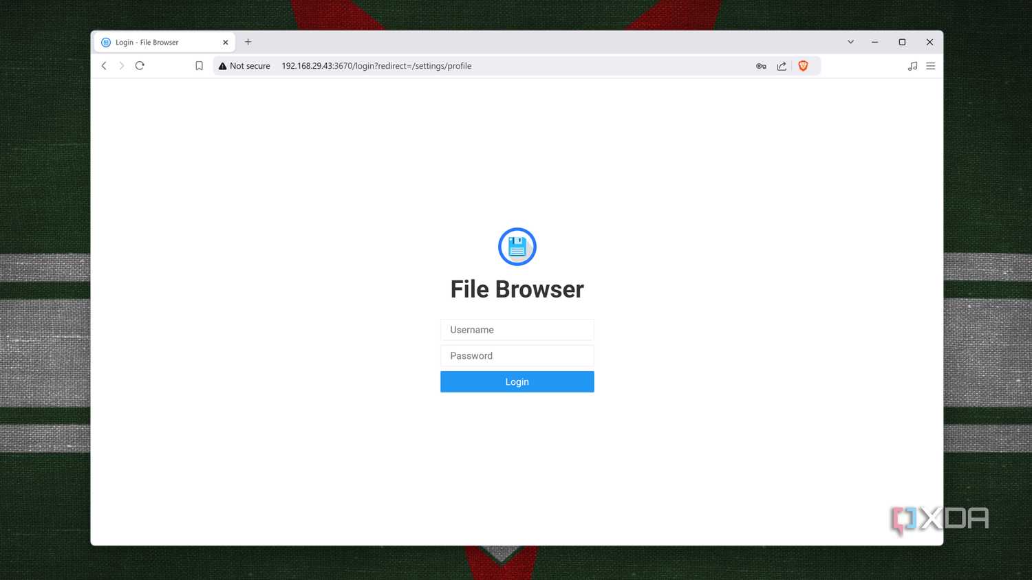 Accessing the File Browser in OpenMediaVault