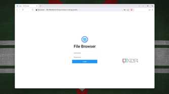 Accessing the File Browser in OpenMediaVault