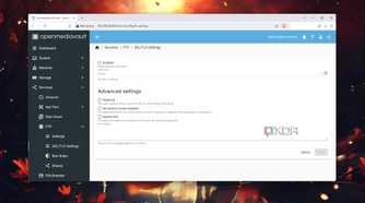 Setting up the SSL/TSL option for the FTP plugin in OpenMediaVault