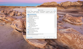 Screenshot of general behavior settings for OpenShell