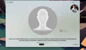Screenshot of the Break screen in Opera Air for macOS showing instructions for neck exercises