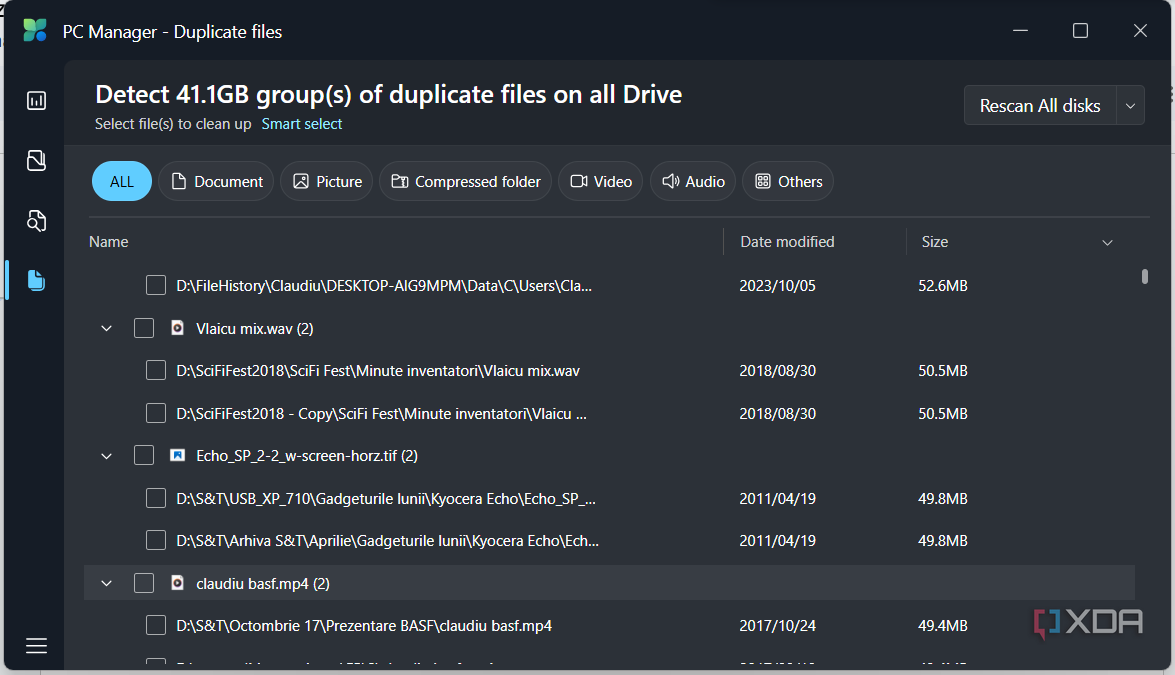 PC-Manager-Duplicate-files