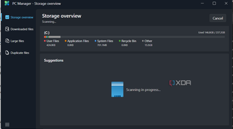 PC Manager Scanning