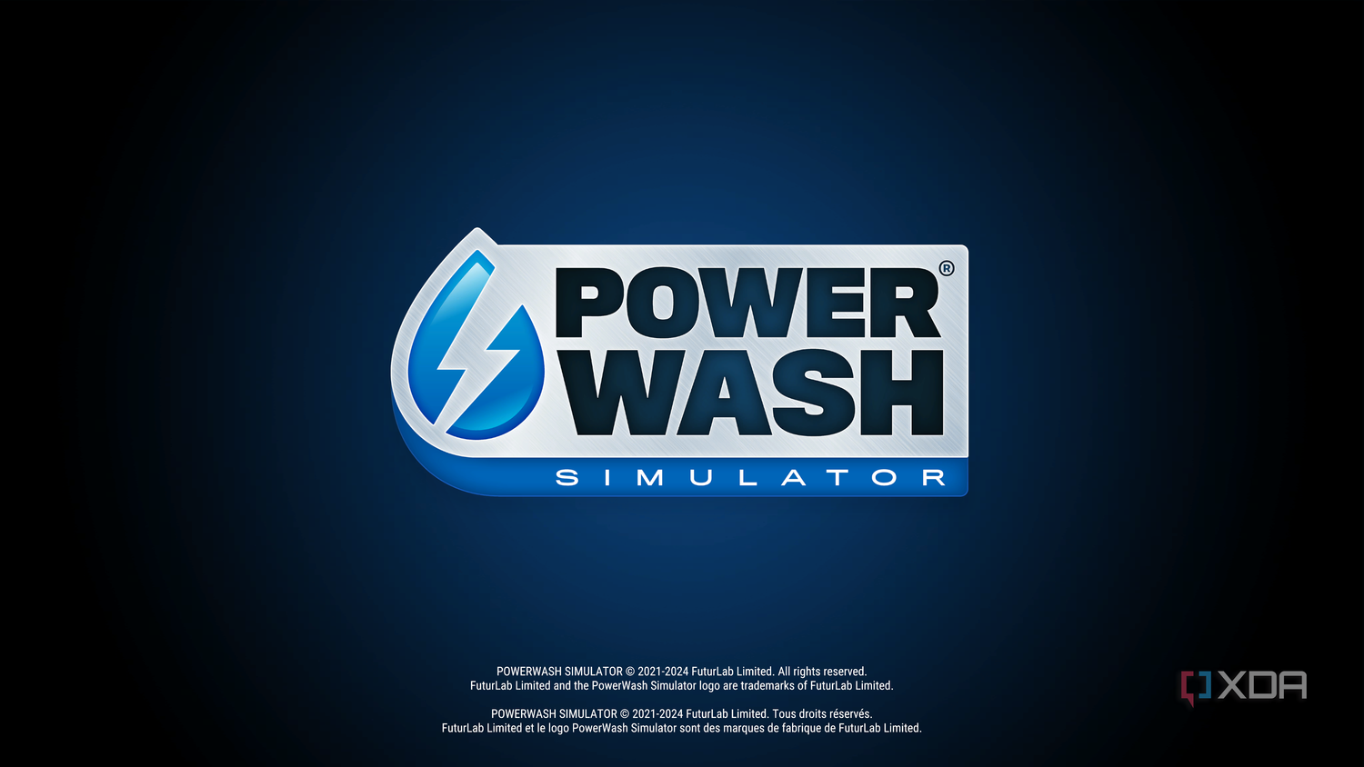 PowerWash Simulator opening screen