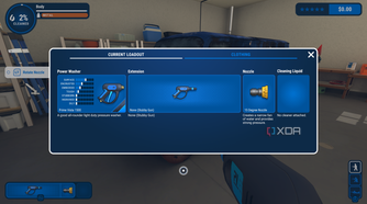 PowerWash Simulator tools menu