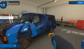 Washing a van in PowerWash Simulator