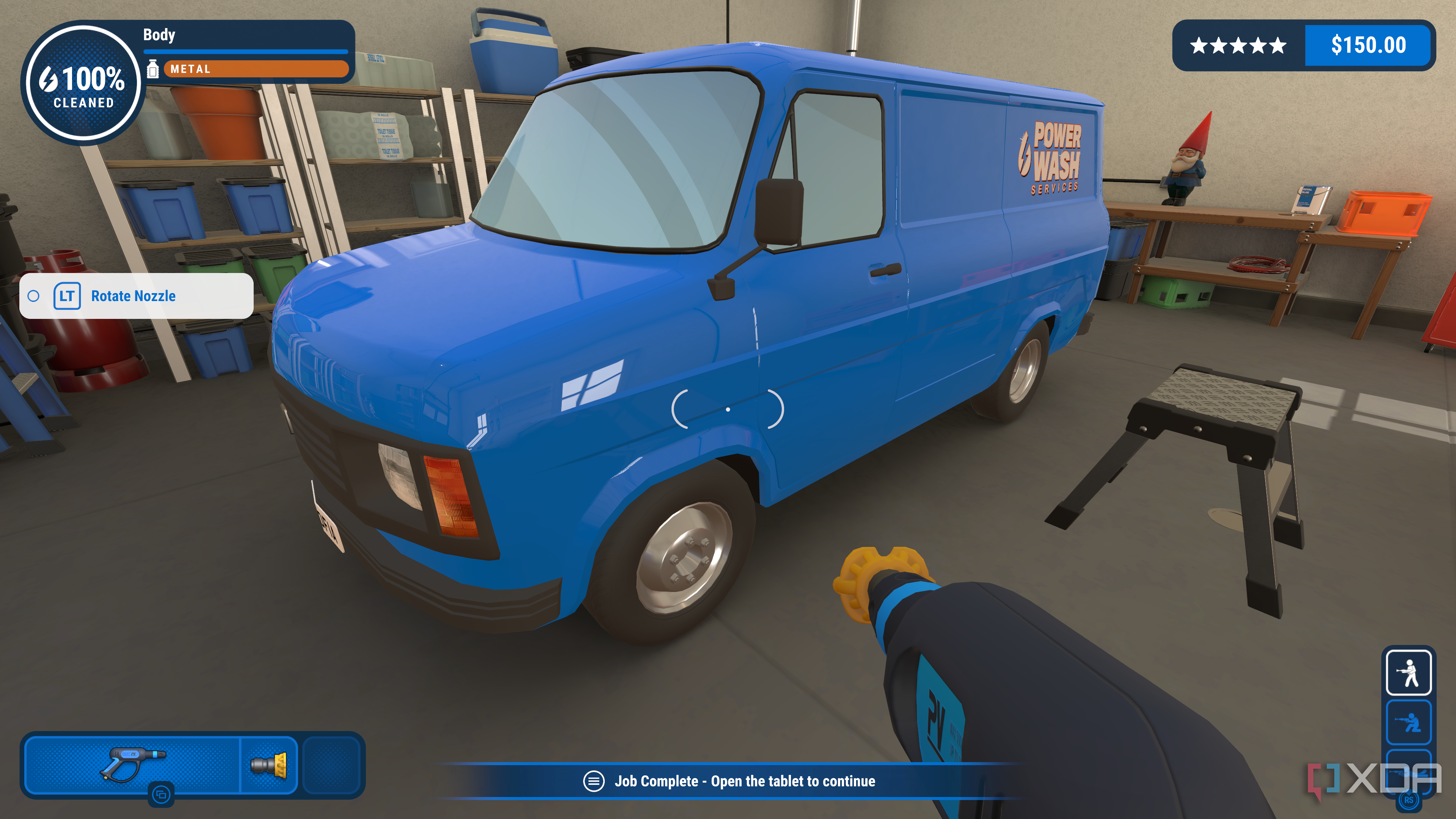 PowerWash Simulator 100% clean and completed objective