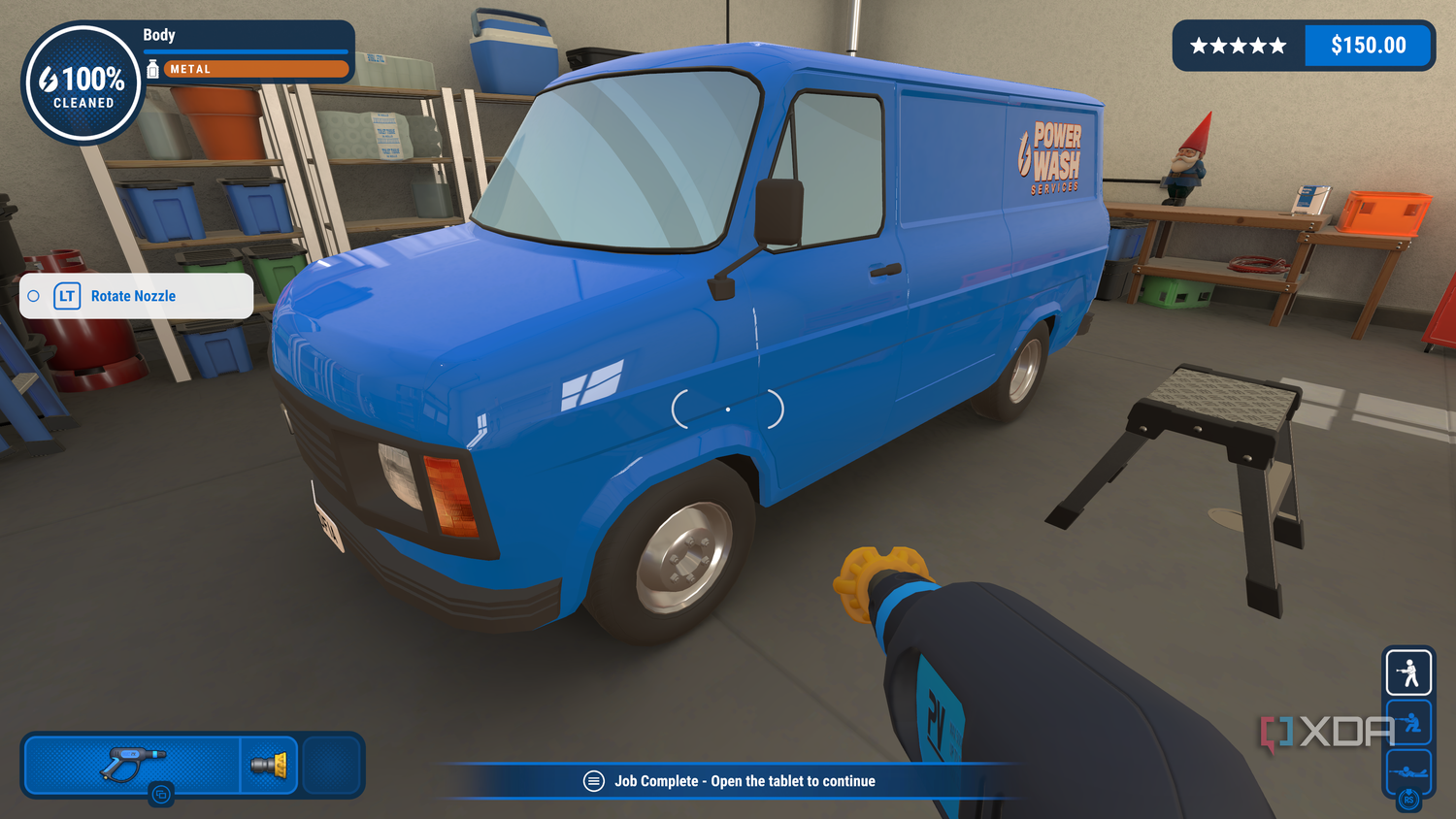 PowerWash Simulator 100% clean and completed objective