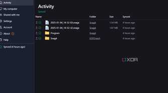 Proton Drive activity