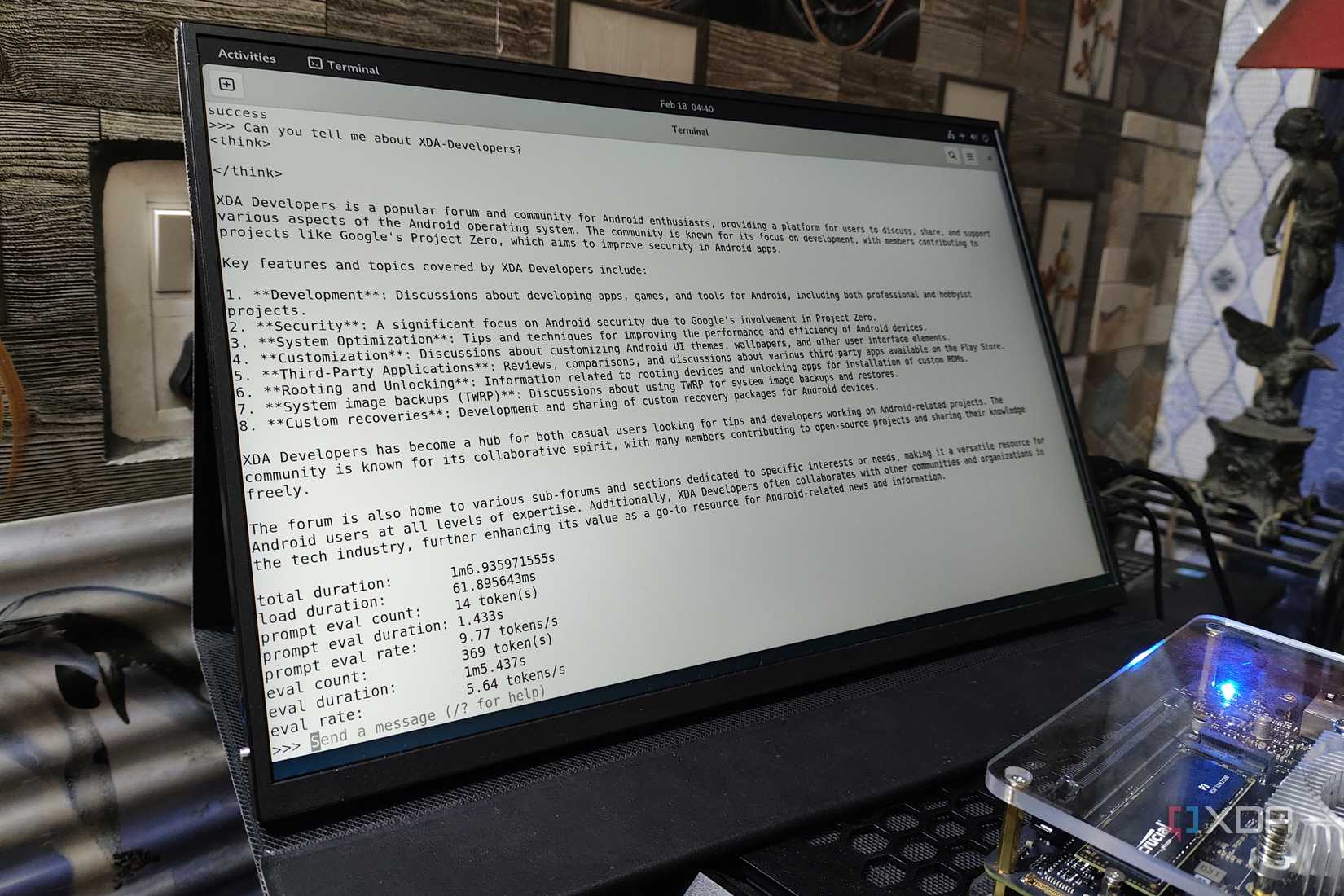 Running DeepSeek on the Radxa Orion O6