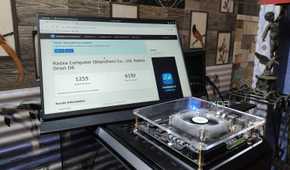 The Geekbench score of the Radxa Orion O6