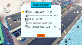 Quest objectives in Rain on Your Parade