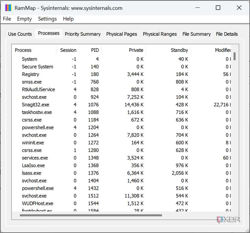 Rammap Filemenu 9 SysInternals tools that should be built into Windows