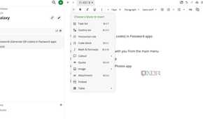 Notesnook toolbar