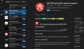 VS Code grammar extension