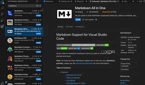 VS Code markdown extension
