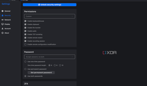 RustDesk security settings