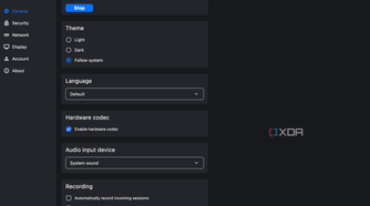 RustDesk General settings