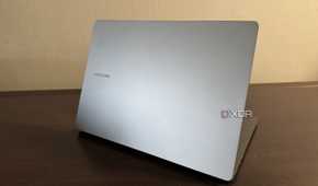 samsung galaxy book 5 pro seen from the top of the screen lid