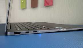 samsung galaxy book 5 pro seen from the left edge