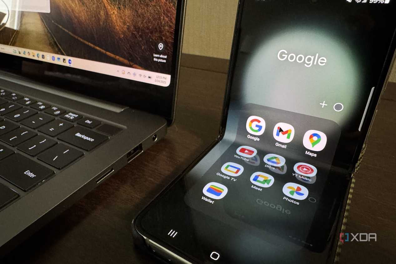 samsung galaxy book 5 pro showing multi control on a galaxy z flip 5