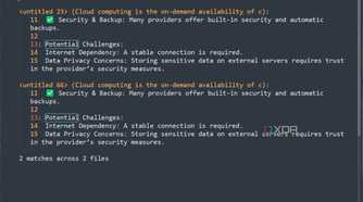 Searching among various files Sublime Text