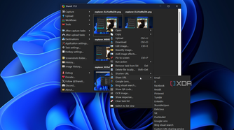 sharing options in sharex