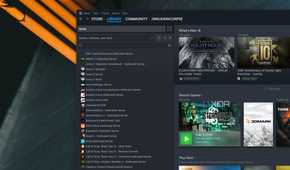 screenshot of steam account showing dedicated server software list