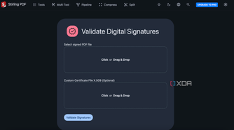 Stirling PDF sign validation