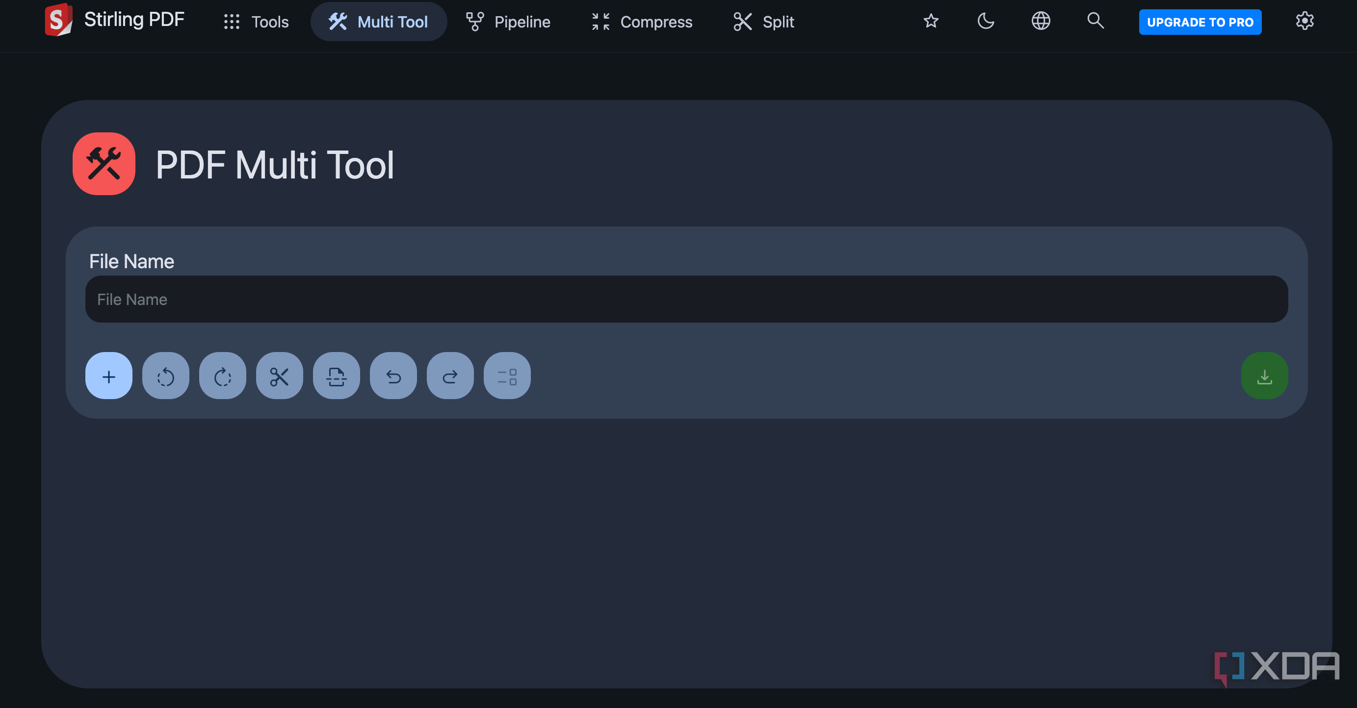 Stirling PDF multi tool