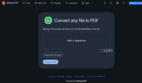 Stirling PDF file to PDF