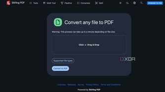 Stirling PDF file to PDF